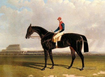 horse cats Painting - Lord Chesterfields Industry With William Scott Up At Epsom Herring Snr John Frederick horse